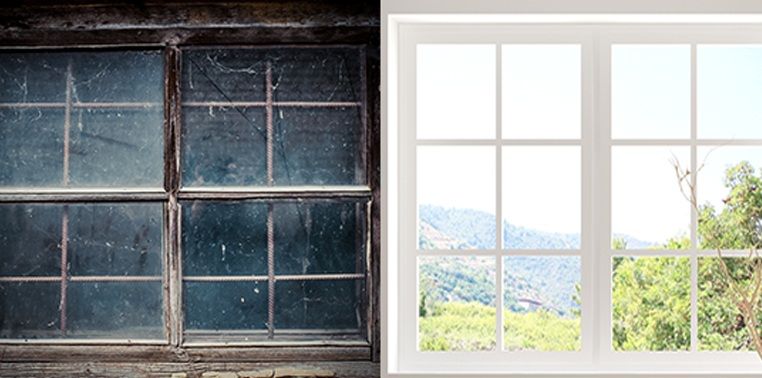 Old and new windows comparison